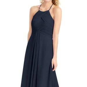 Brand new, never worn Azazie Ginger Bridesmaid Dress in Dark Navy